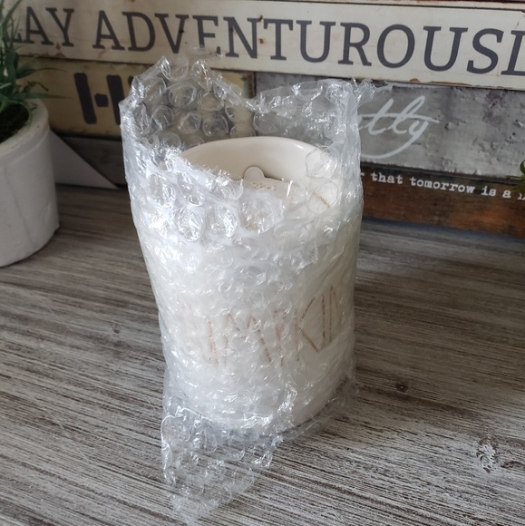 NEW Rae Dunn PUMPKIN Spice Candle Orange Lettering - Picture 8 of 9